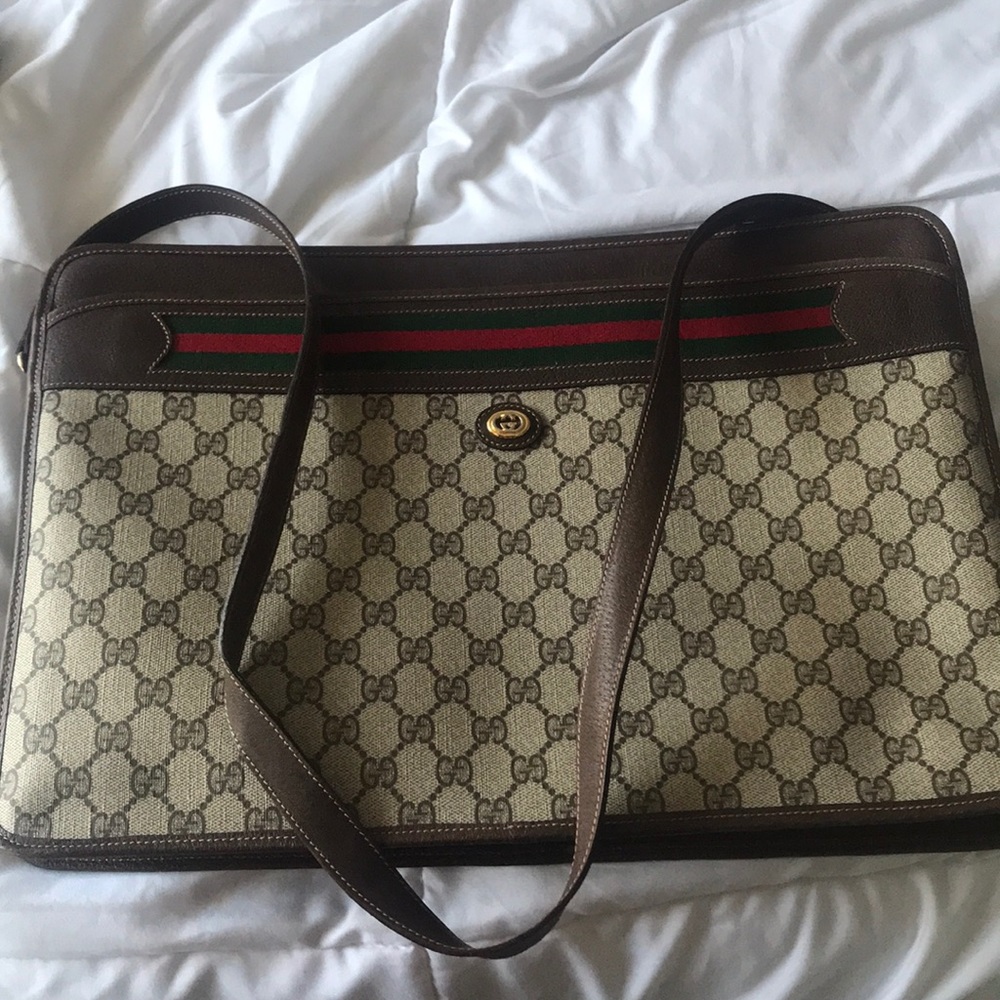 VINTAGE AUTHENTIC GUCCI BRIEFCASE